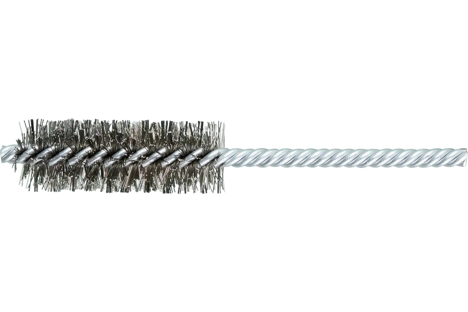 Picture of Pferd Power Tube Brush 7/8" Dia. .010 Stainless Steel Wire 1/4" Stem Ds/Ds